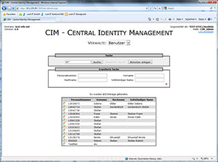 CIM Central Identity Management