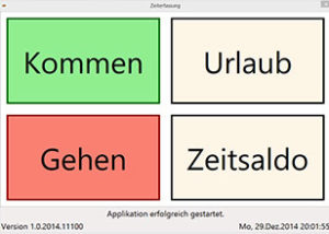 Zeiterfassung mit Fingerprint